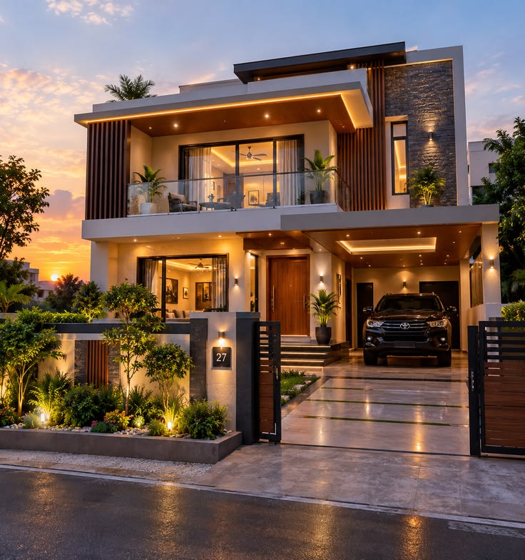Luxurious modern home interior